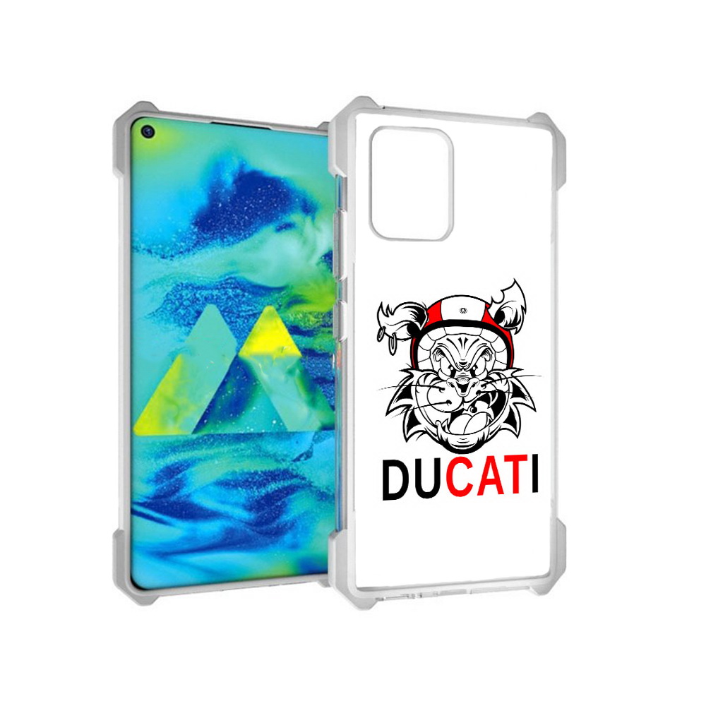 

Чехол MyPads Tocco для Samsung Galaxy S10 Lite дукати (PT143840.502.339), Прозрачный, Tocco