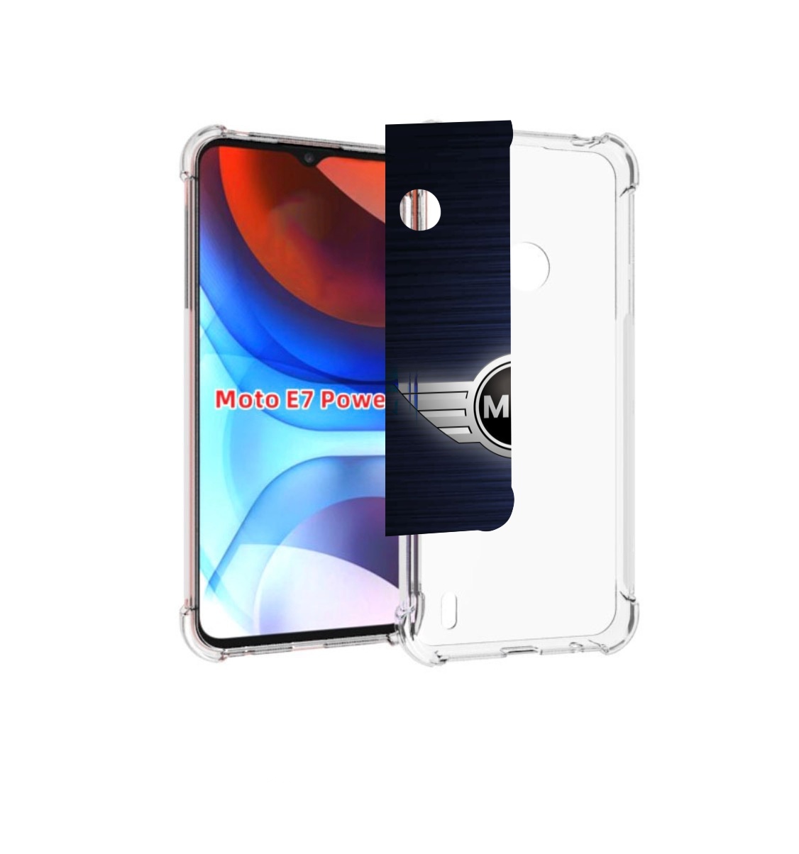 

Чехол MyPads mini-2 (2) мужской для Motorola Moto E7 Power, Прозрачный, Tocco