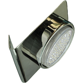 

Ecola GX53-N82 Светильник настенный угловой черный хром 52x130х111