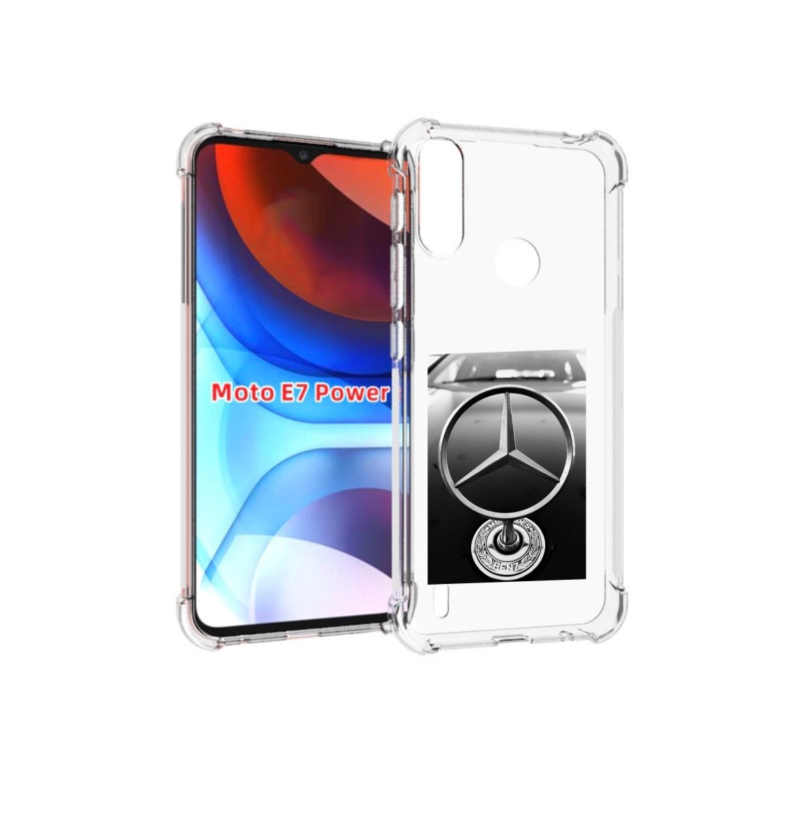 

Чехол MyPads mercedes 6 мужской для Motorola Moto E7 Power, Прозрачный, Tocco
