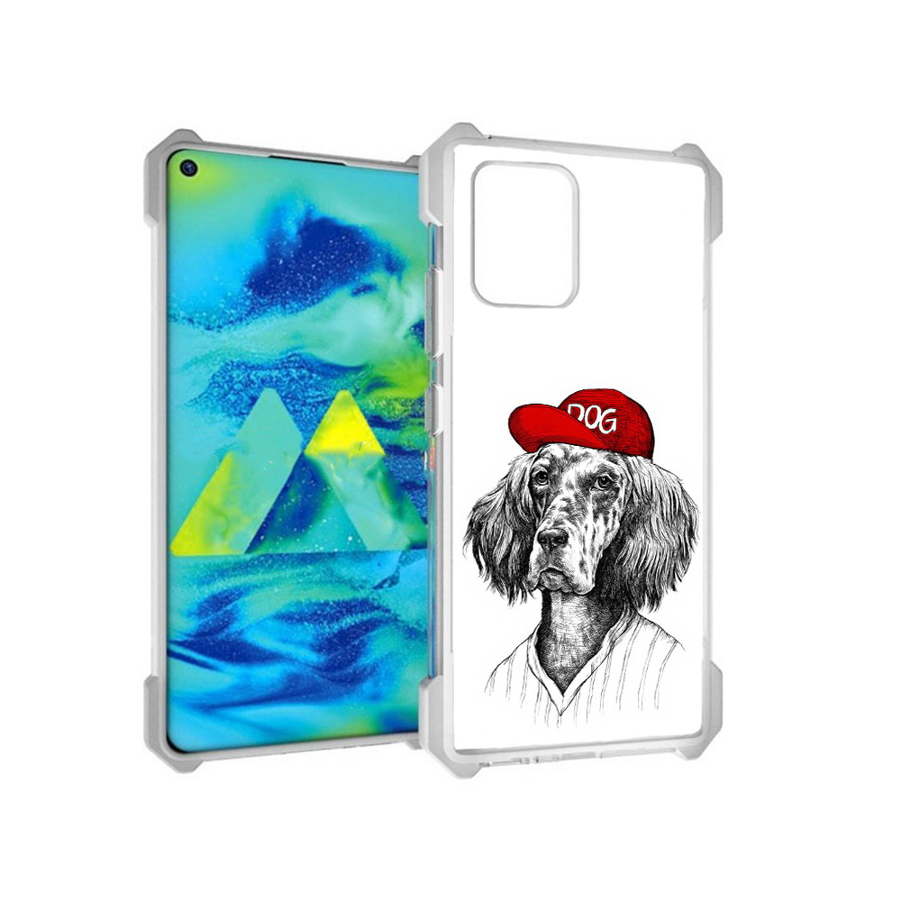 

Чехол MyPads Tocco для Samsung Galaxy S10 Lite дог (PT143840.502.333), Прозрачный, Tocco