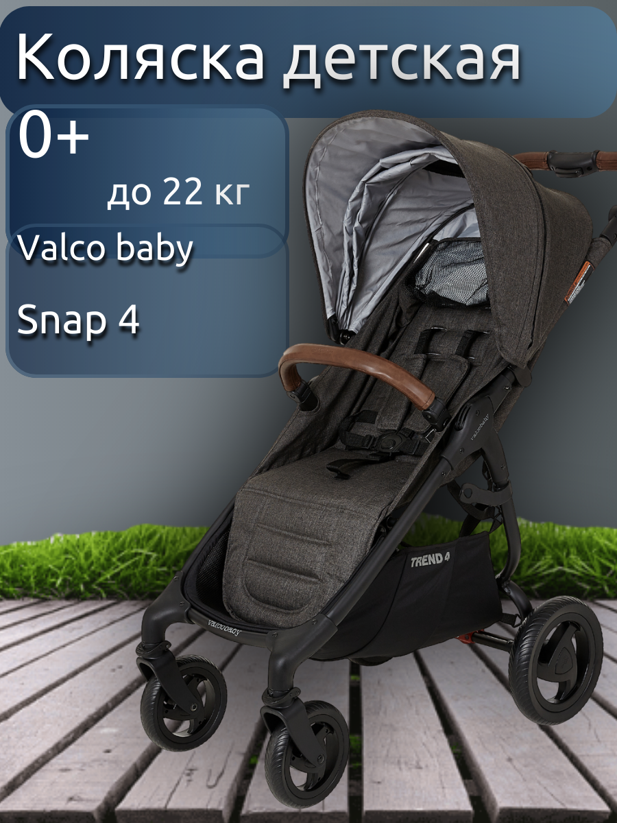 

Коляска Valco baby Snap 4 Trend Charcoal, Snap 4 Trend Charcoal