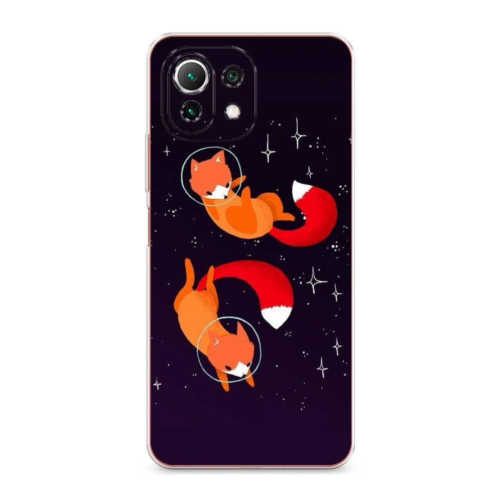

Чехол Awog на Xiaomi Mi 11 Lite/5G NE "Лисы космонавты", Разноцветный, 311750-4