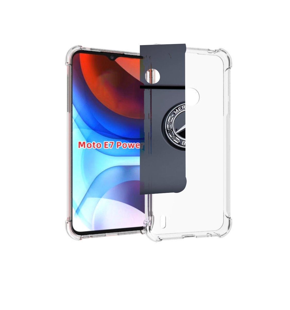 

Чехол MyPads мерседес 7 мужской для Motorola Moto E7 Power, Прозрачный, Tocco