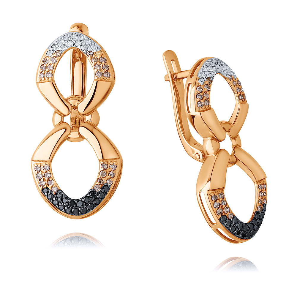 

Серьги из красного золота ADAMAS 24041237/01-А50ДЧ-430, бриллиант, 24041237/01-А50ДЧ-430