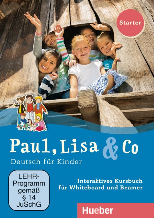 фото Книга paul, lisa & co starter interaktives kurs- und arbeitsbuch mit spielen - dvd-rom hueber