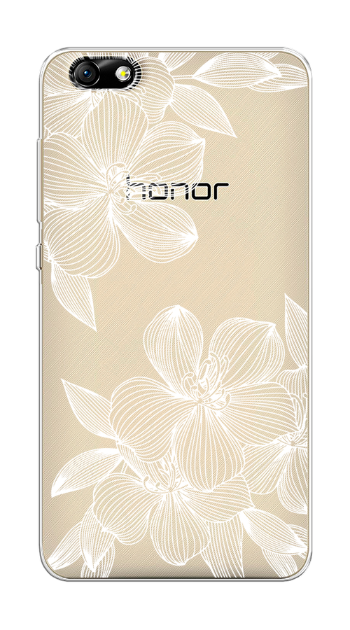 

Чехол на Honor 4X "Крокус", Белый;прозрачный, 63550-1