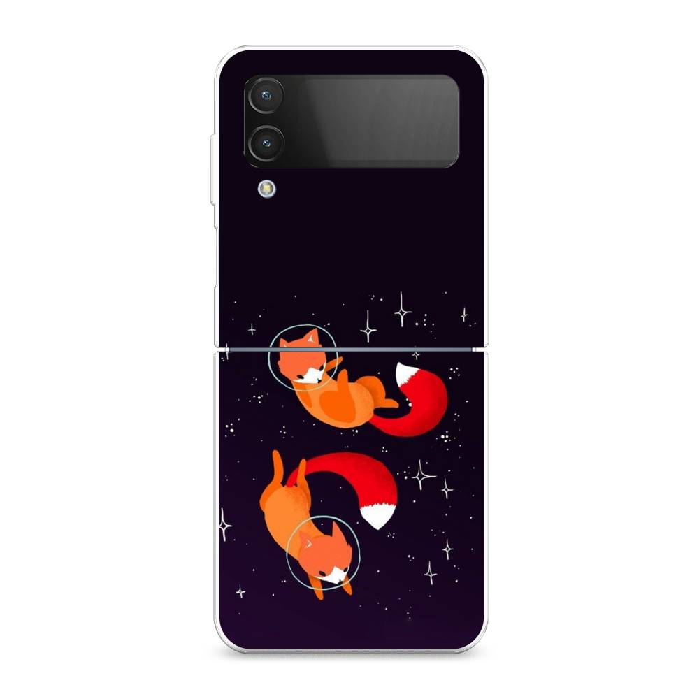 

Чехол Awog на Samsung Galaxy Z Flip 4 / Самсунг Z Flip 4 "Лисы космонавты", Разноцветный, 2106650-4