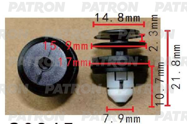 

Клипса Автомобильная PATRON P371484