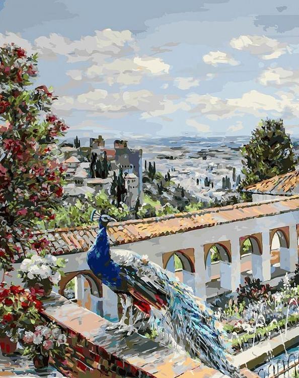

Картина по номерам Белоснежка Сады Гранады, 40x50, Сады Гранады