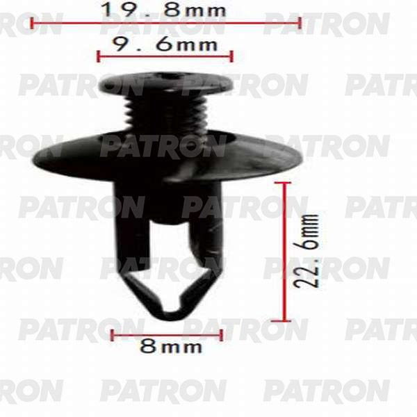 

Клипса Автомобильная PATRON P370115