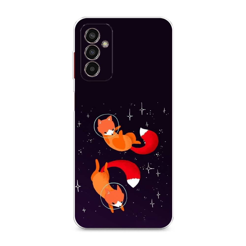 

Чехол Awog на Samsung Galaxy M13 / Самсунг M13 "Лисы космонавты", Разноцветный, 2106850-4