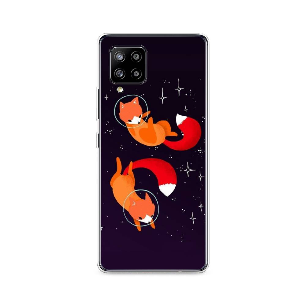 

Чехол Awog на Samsung Galaxy A42 / Самсунг A42 "Лисы космонавты", Разноцветный, 2101750-4
