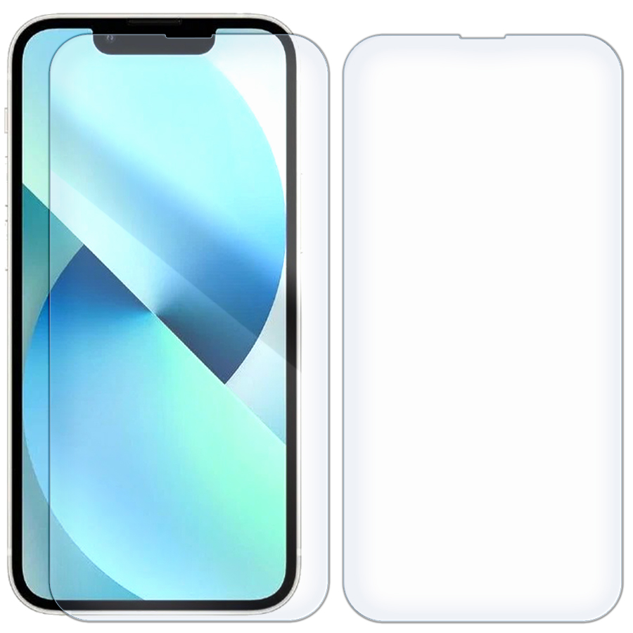 

Комплект из 2-x защитных гибридных стекол для iPhone 13 mini