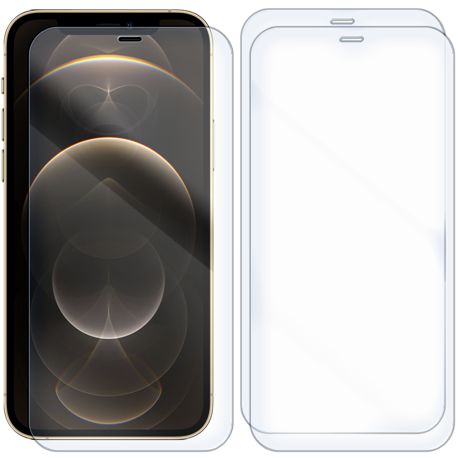 

Комплект из 3-x защитных гибридных стекол для iPhone 12 Pro Max