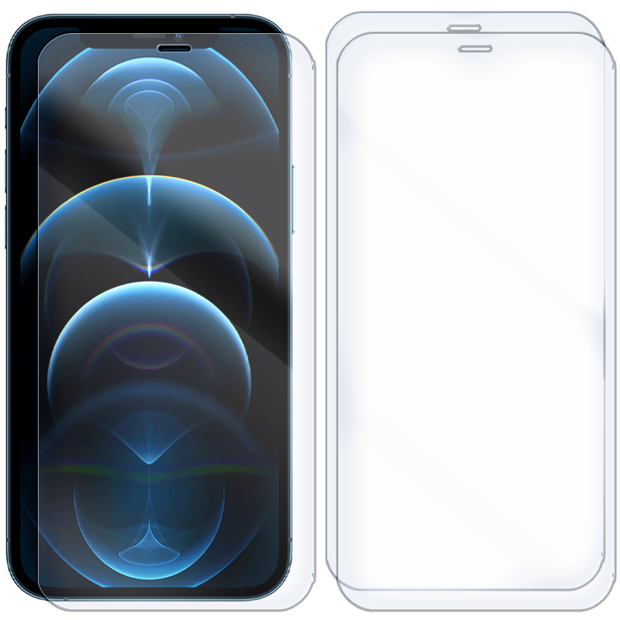 

Комплект из 3-x защитных гибридных стекол для iPhone 12