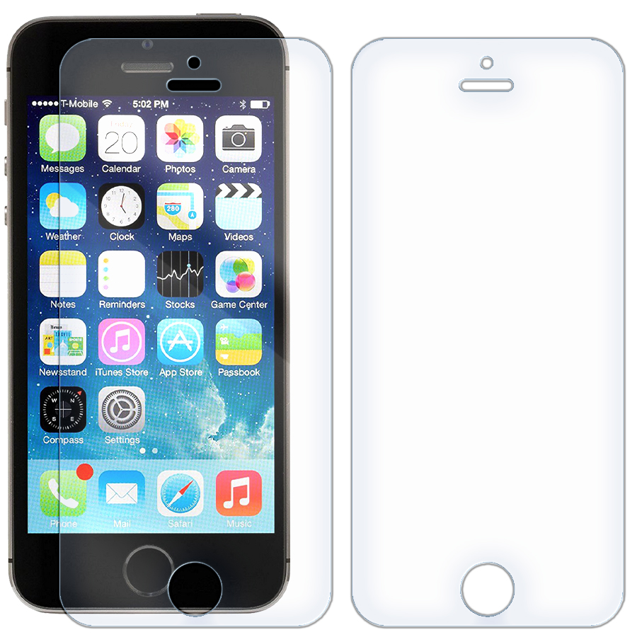 

Комплект из 2-x защитных гибридных стекол для iPhone 5 / 5S / 5SE