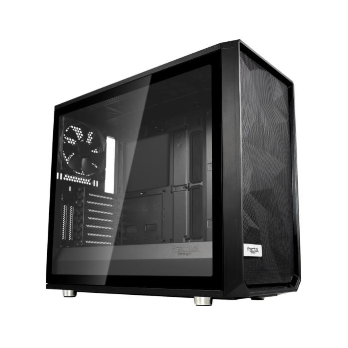 фото Компьютерный корпус fractal design meshify s2 blackout tg black (fd-ca-mesh-s2-bko-tgl)