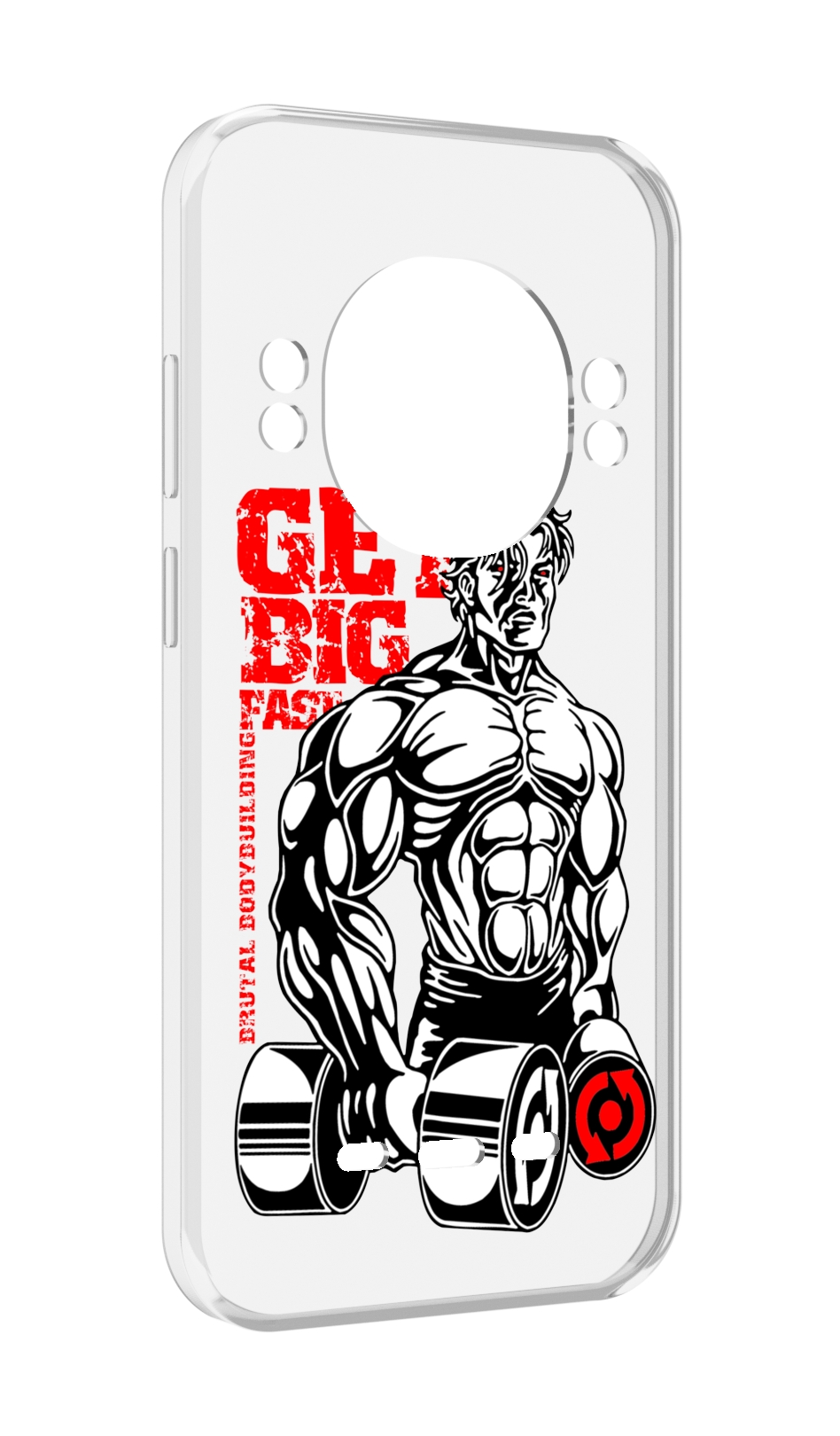 

Чехол MyPads накаченное тело для UleFone Power Armor 16 Pro, Прозрачный, Tocco