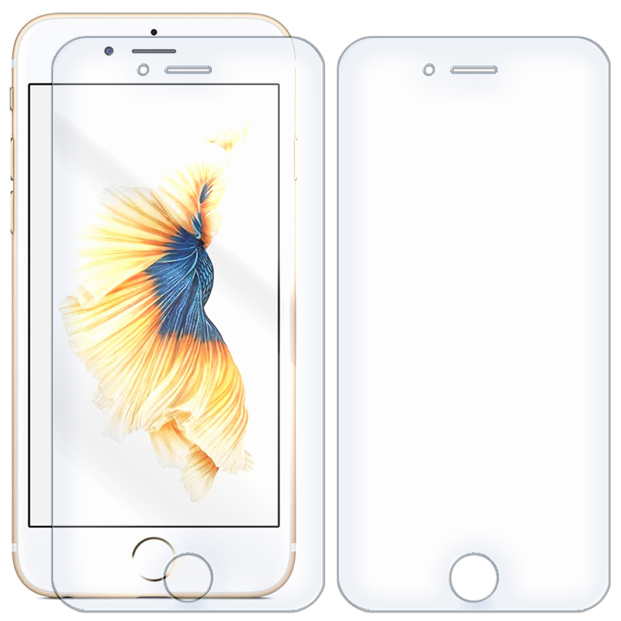 

Комплект из 2-x защитных гибридных стекол для iPhone 6 / 6s