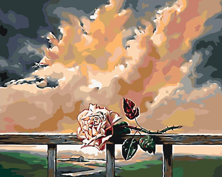 

Картина по номерам Живопись по Номерам Роза, 40x50, Роза