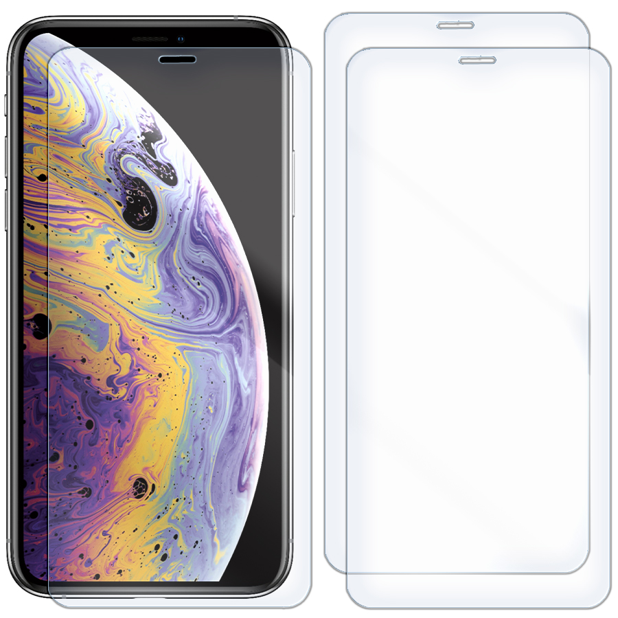 

Комплект из 3-x защитных гибридных стекол для iPhone XS Max