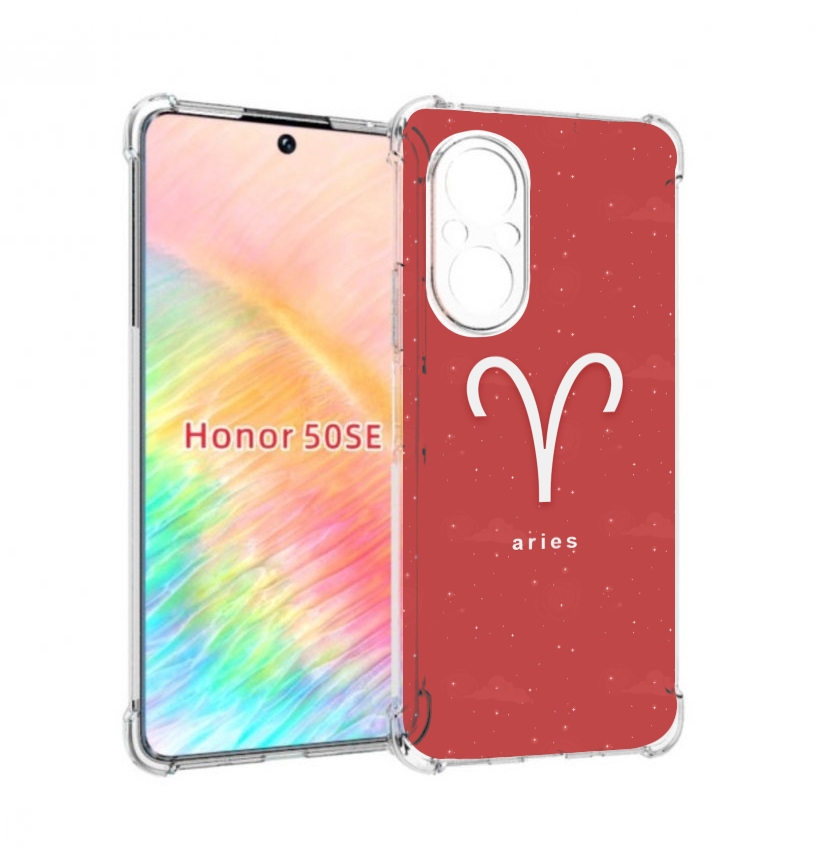 

Чехол бампер MyPads знак-зодиака-овен-5 для Honor 50 SE противоу, Прозрачный, Tocco