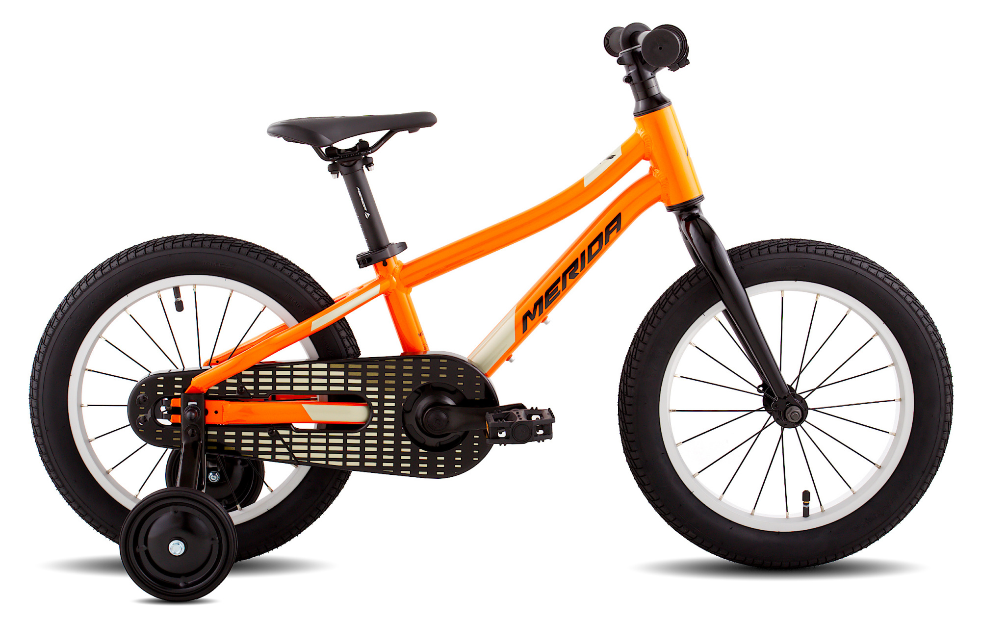 Детский велосипед Merida Matts J.16+, год 2023, цвет Оранжевый-Желтый