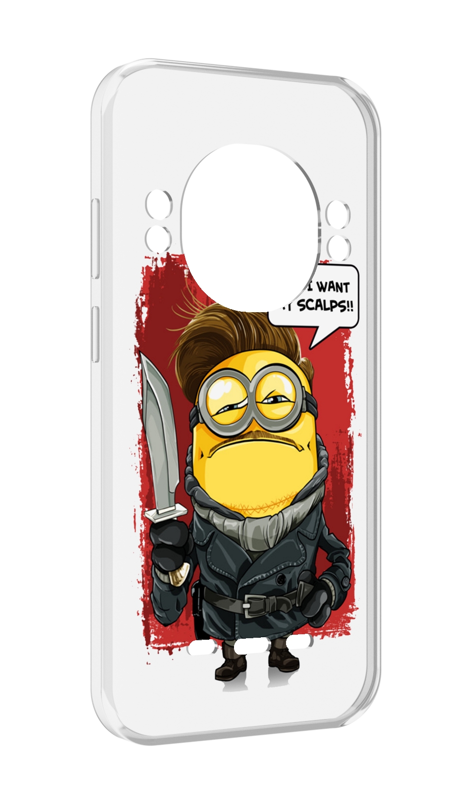 

Чехол MyPads миньон убийца для UleFone Power Armor 16 Pro, Прозрачный, Tocco