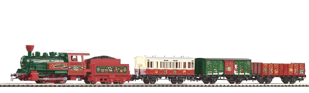 фото Железнодорожный набор piko «рождественский поезд», рельсы на подложке