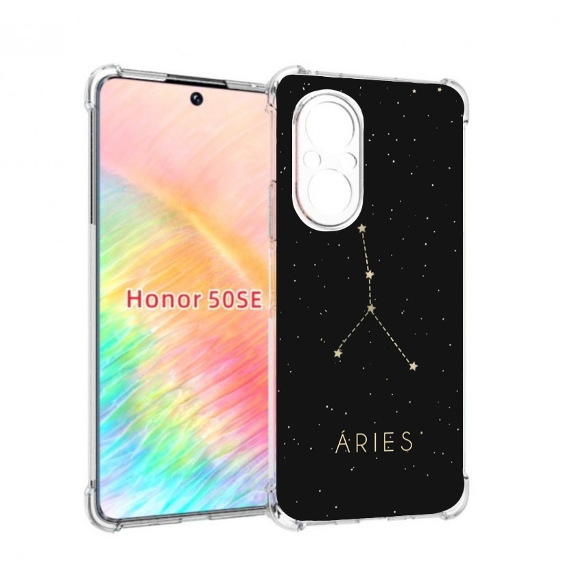 

Чехол бампер MyPads знак-зодиака-овен-3 для Honor 50 SE противоу, Прозрачный, Tocco