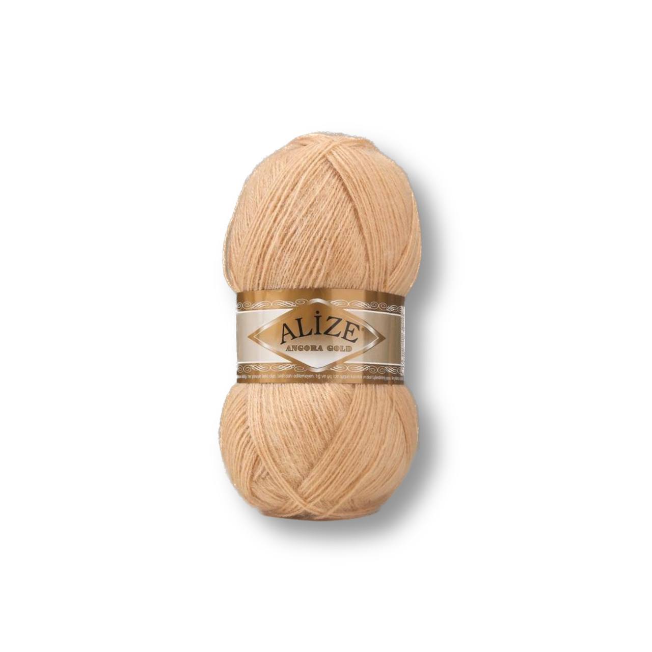 

ALIZE Пряжа "Angora Gold" 20% шерсть, 80% акрил 550м/100гр (95 св.песочный), Бежевый