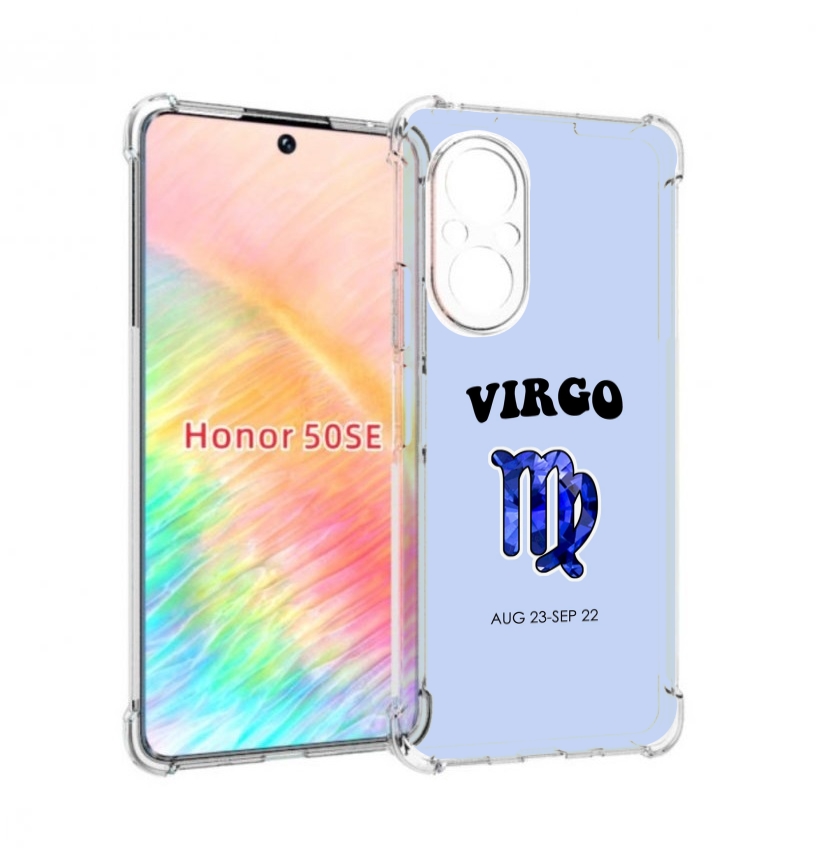 

Чехол бампер MyPads знак-зодиака-дева-1 для Honor 50 SE противоу, Прозрачный, Tocco
