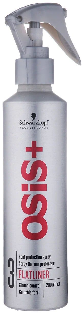 Спрей Schwarzkopf Professional OSiS Flatliner термозащитный для волос, 200 мл