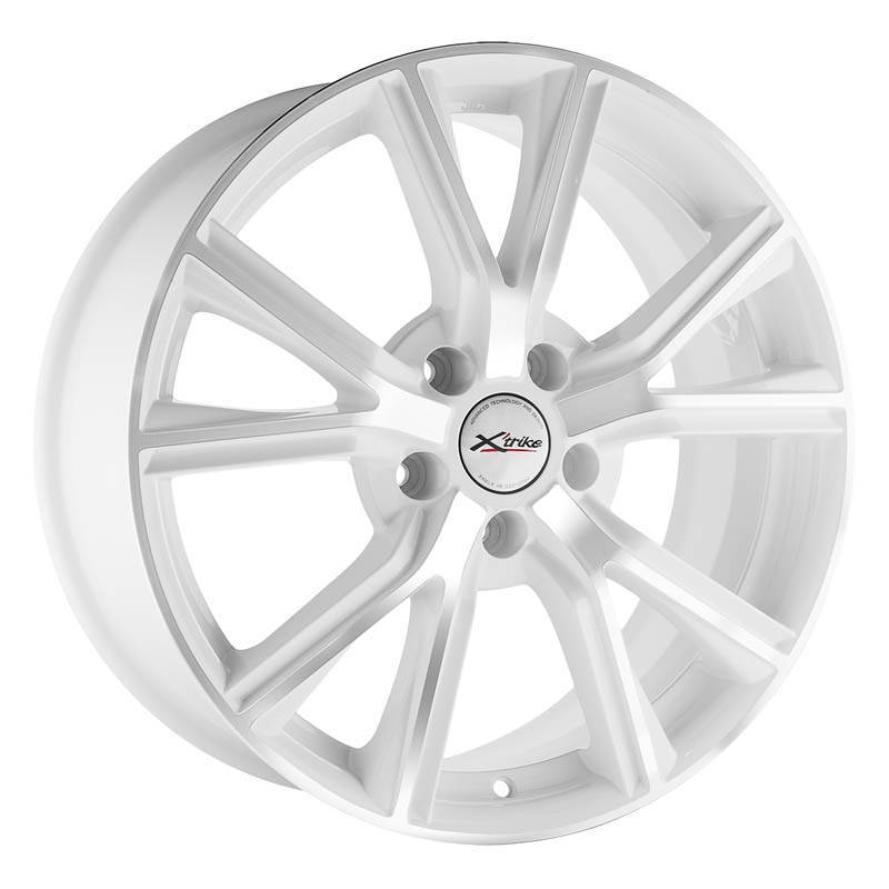 

Колесный диск X'trike X-122 (WF) 7.5xR18 ET37 5*114.3 D66.6 литой алмаз белый