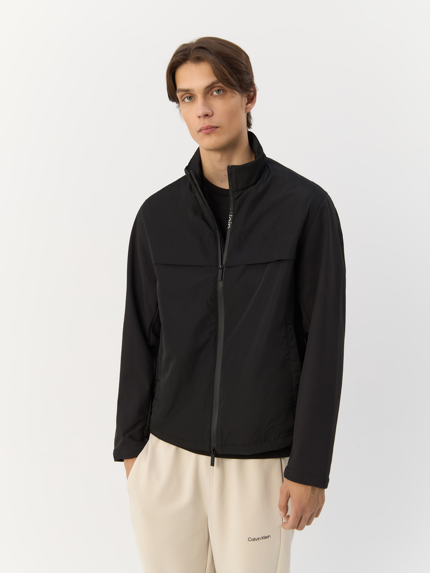 

Ветровка мужская Calvin Klein K10K113004 черная S, Черный, K10K113004