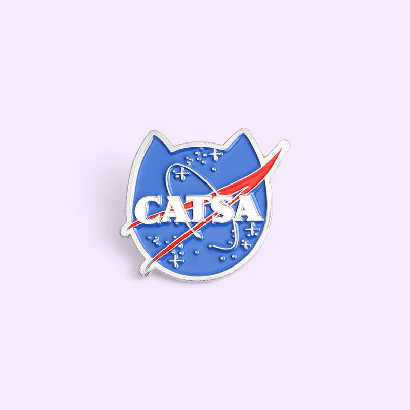 

Значок на одежду Plush Story металлический пин брошь CATSA, Синий, Catsa