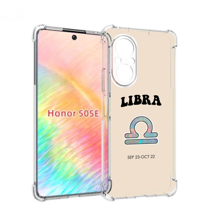 

Чехол бампер MyPads знак-зодиака-весы-6 для Honor 50 SE противоу, Прозрачный, Tocco