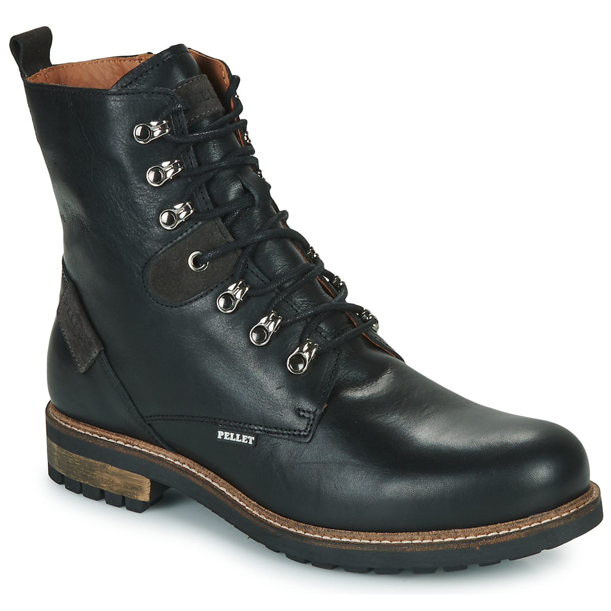 

Ботинки мужские Pellet 22203676 черные 39 EU, 22203676