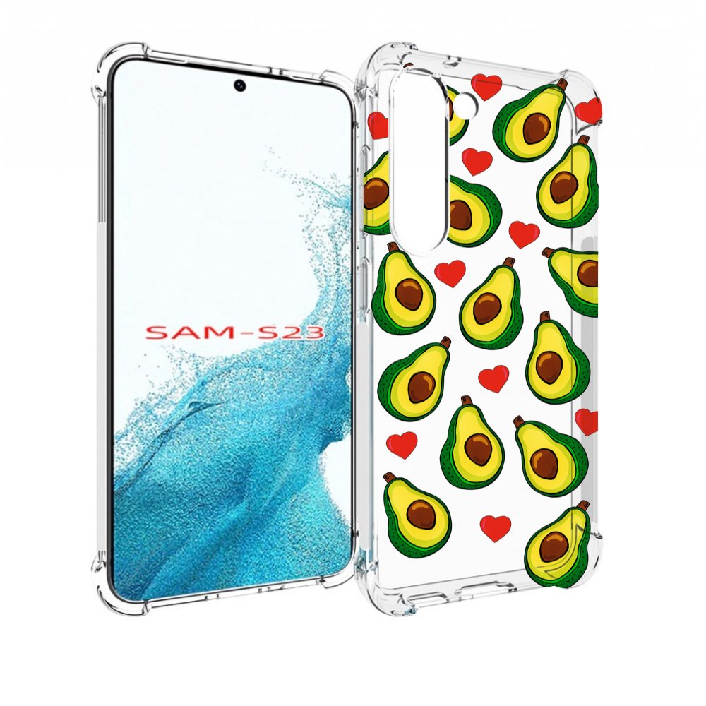 

Чехол MyPads миленькие-авокадо для Samsung Galaxy S23, Прозрачный, Tocco