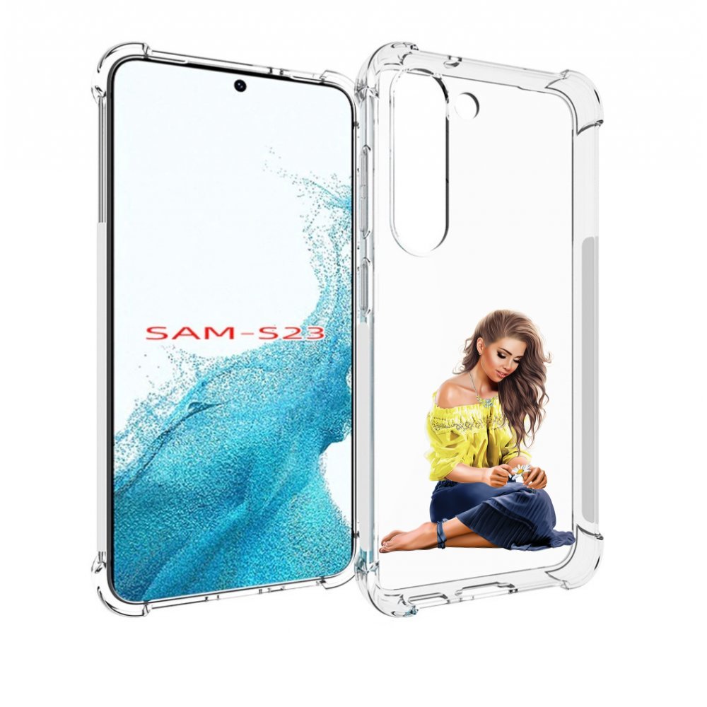 

Чехол MyPads миленькая-девочка женский для Samsung Galaxy S23, Прозрачный, Tocco