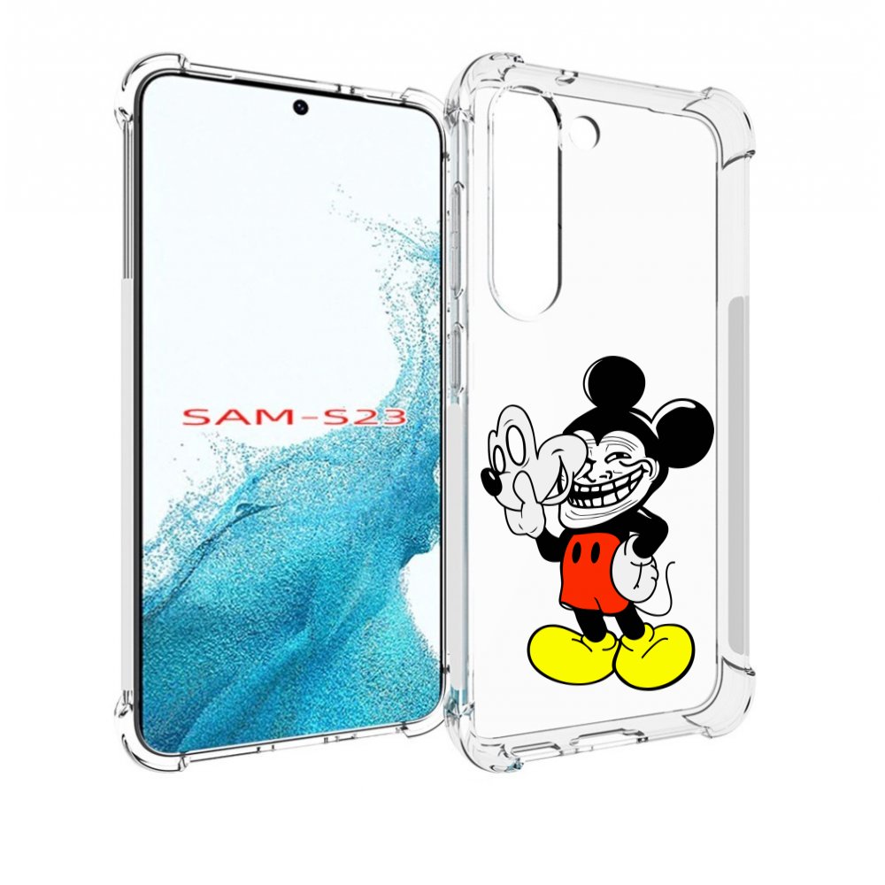 

Чехол MyPads микки-маус-троллер для Samsung Galaxy S23, Прозрачный, Tocco