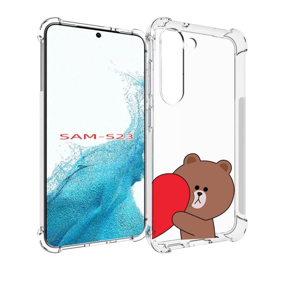 

Чехол MyPads медвежонок детский для Samsung Galaxy S23, Прозрачный, Tocco