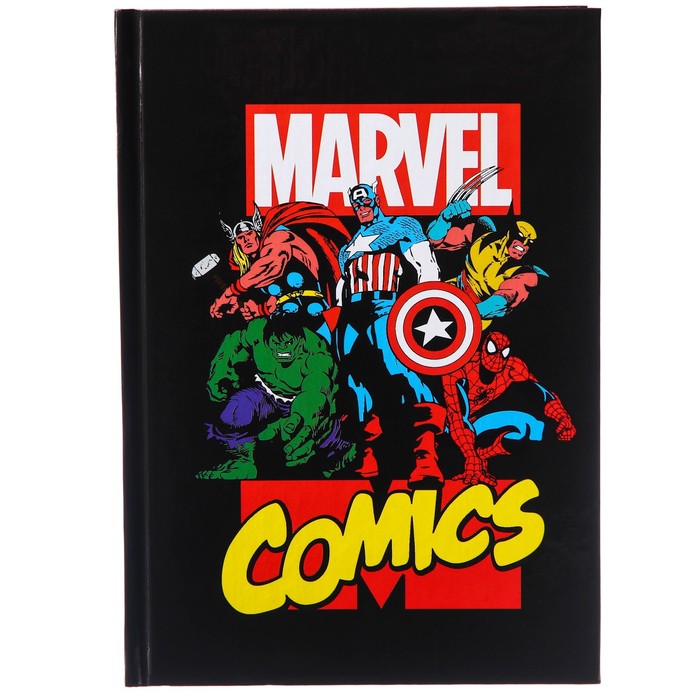 Ежедневник А5 80 листов Marvel Comics Мстители 412₽