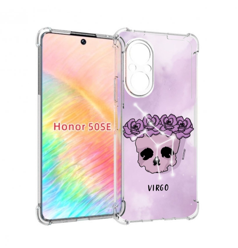 

Чехол бампер MyPads знак зодиака дева 2 для Honor 50 SE противоу, Прозрачный, Tocco