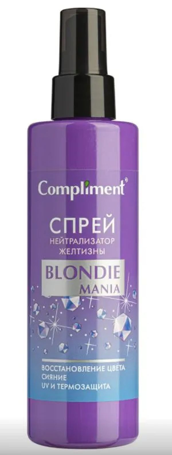 

COMPLIMENT, BLONDIE MANIA, Уход за волосами Нейтрализатор Желтизны Спрей , 200мл
