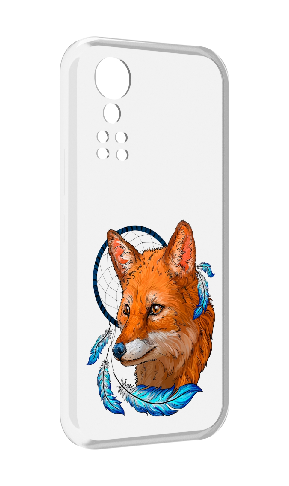 

Чехол MyPads лиса и ловец снов для ZTE Axon 30 5G / Axon 30S, Прозрачный, Tocco