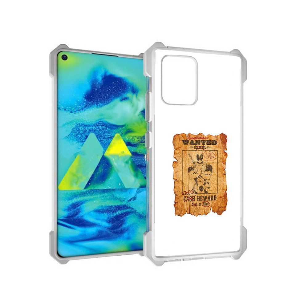 

Чехол MyPads Tocco для Samsung Galaxy S10 Lite дедпул (PT143840.502.317), Прозрачный, Tocco