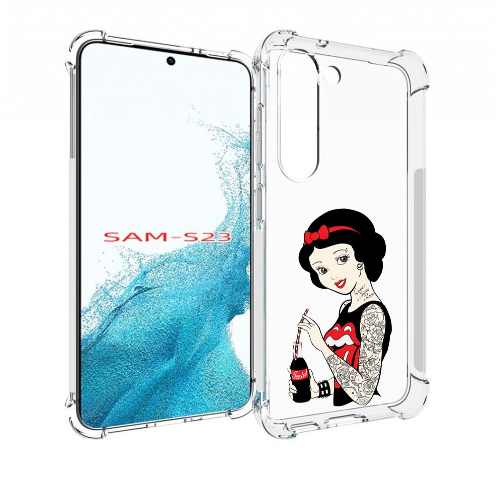

Чехол MyPads любительница-колы женский для Samsung Galaxy S23, Прозрачный, Tocco