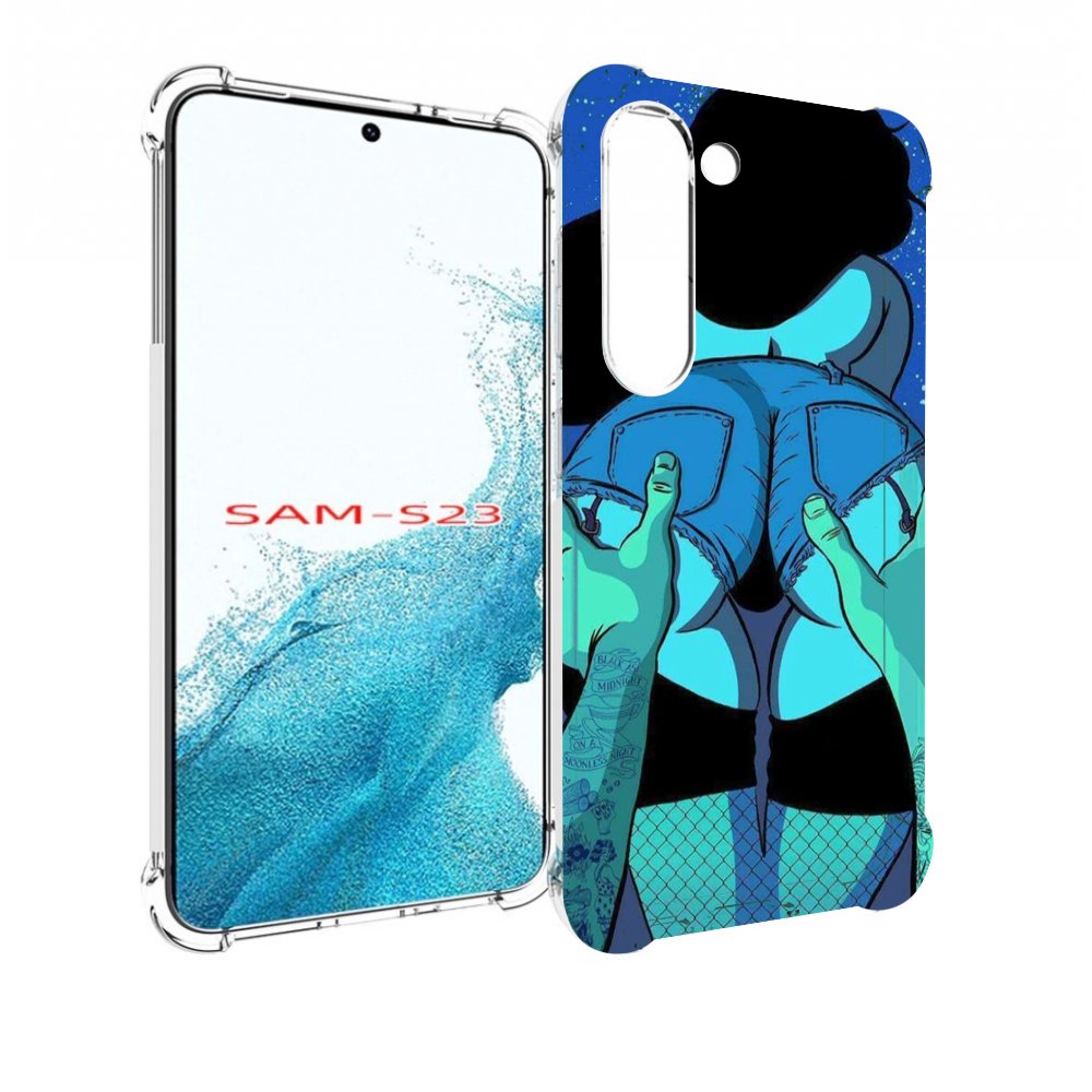 

Чехол MyPads любитель потрогать для Samsung Galaxy S23, Прозрачный, Tocco